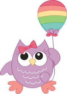 236x328 Girly Pink Purple Owls Digital Clipart
