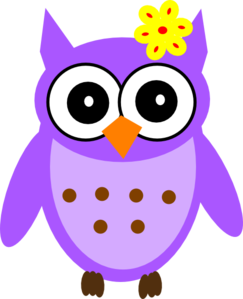 243x299 Purple Baby Girl Owl Clip Art