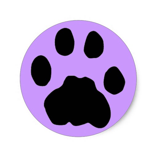 512x512 Images Purple Cougar Paw Logo