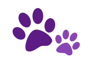 324x230 Paw Clipart Purple