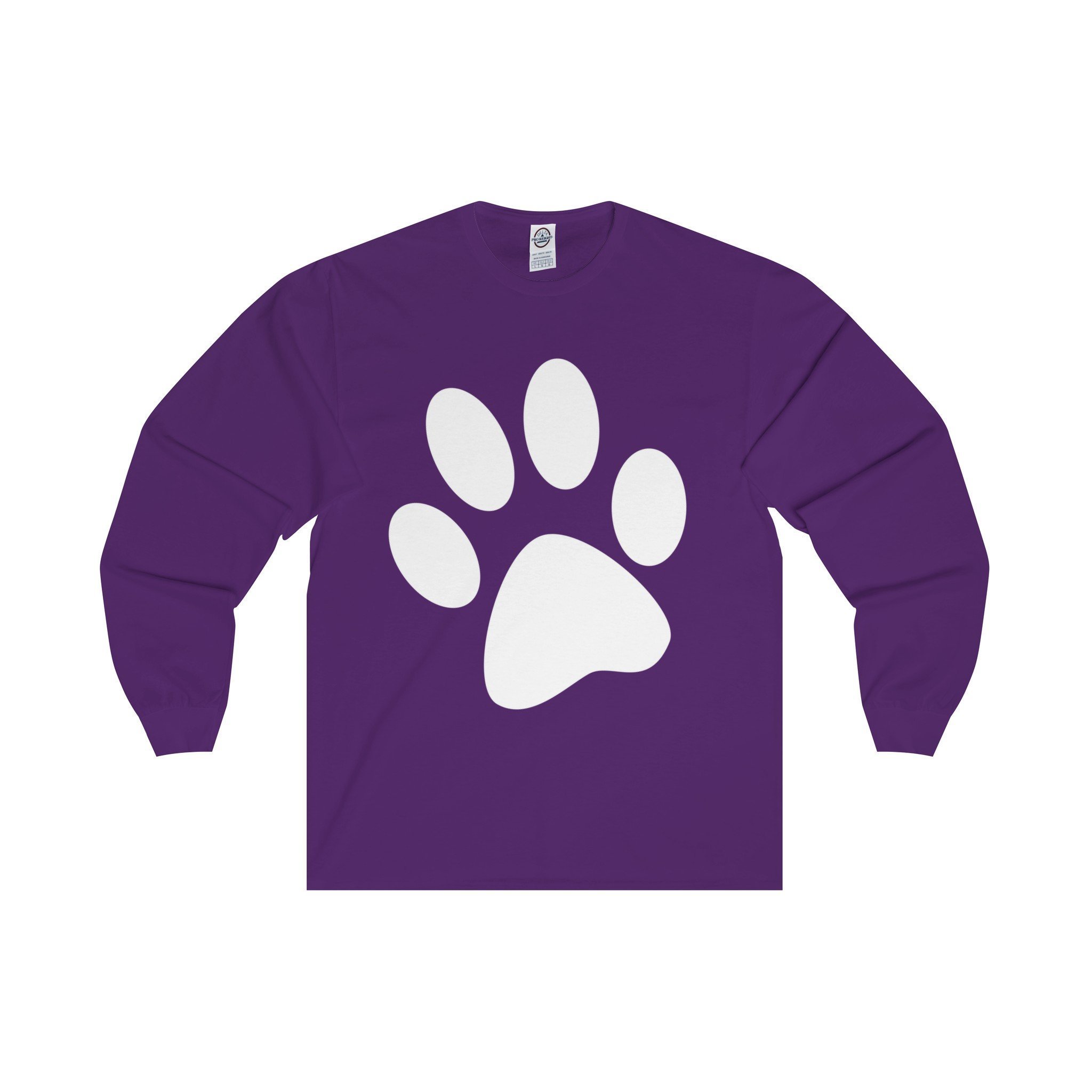 2048x2048 Women's Paw Print Long Sleeve Tshirt