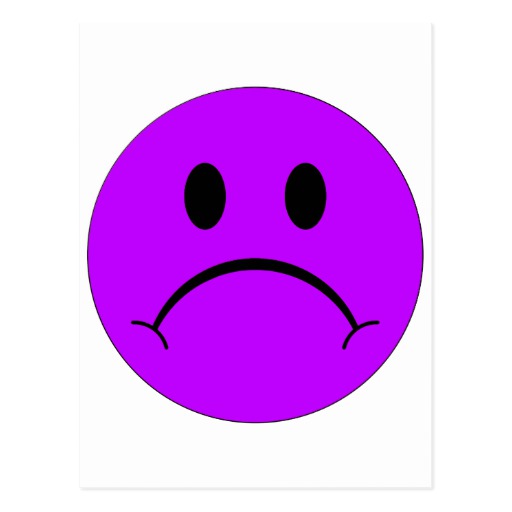 512x512 Images Purple Sad Face