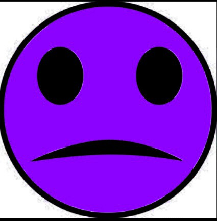 Purple Sad Face | Free download on ClipArtMag