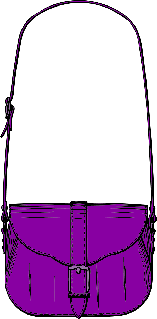 600x1218 Bag Clipart Woman Bag