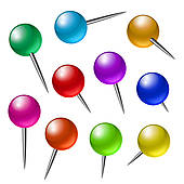 170x170 Push Pin Clip Art