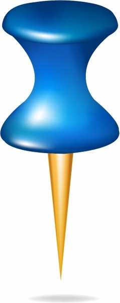 239x600 Push Pin Free Vector In Adobe Illustrator Ai ( Ai ), Encapsulated