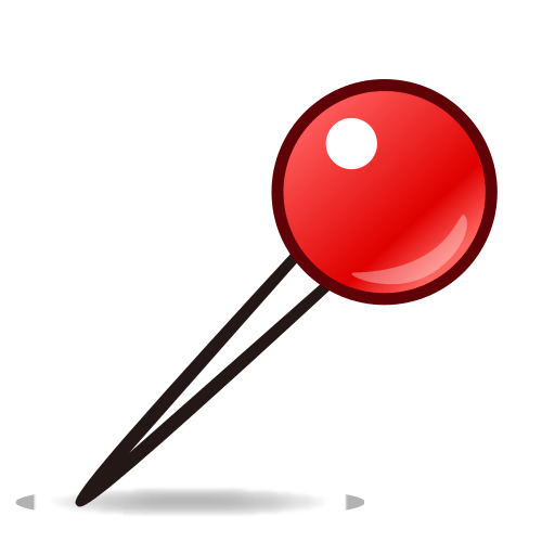 512x512 Round Pushpin Emoji For Facebook, Email Amp Sms Id  11062 Emoji
