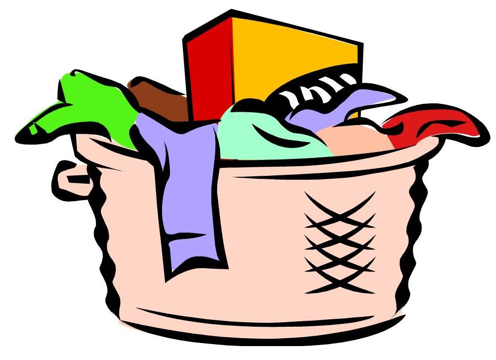998x725 Put Clothes In Hamper Clipart