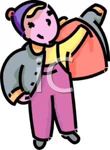 220x300 Put On Coat Clipart