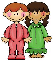 183x210 Putting On Pjs Clipart