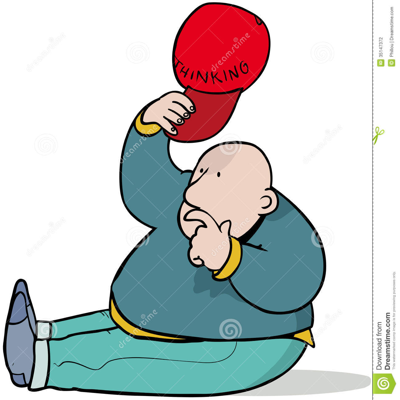 1301x1300 Boy Thinking Cap Clip Art