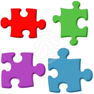 400x400 Free Clipart Puzzle Pieces