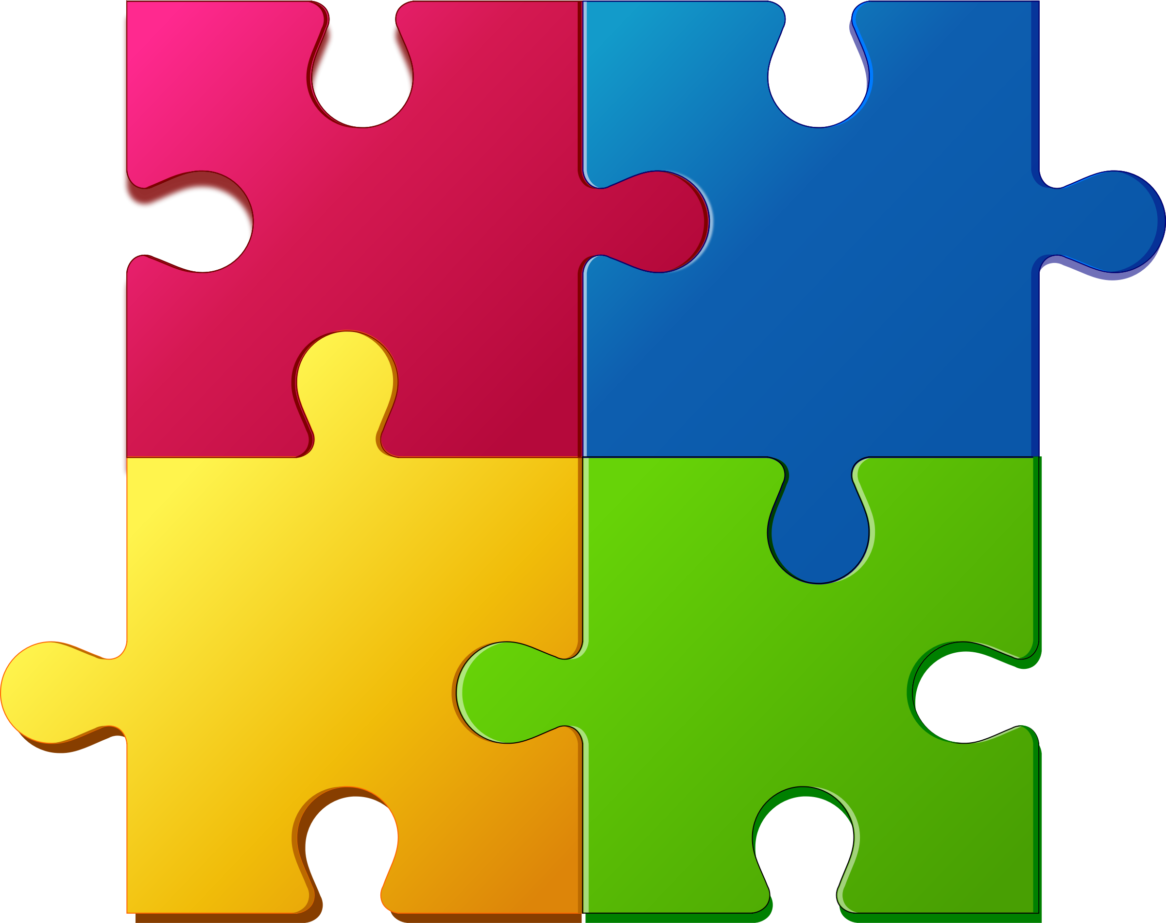2400x1899 Puzzle Clip Art