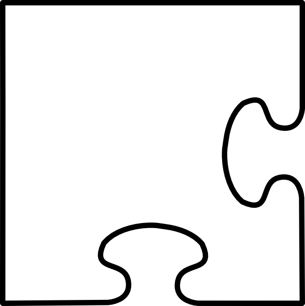 600x601 Jigsaw Puzzle Piece Clip Art