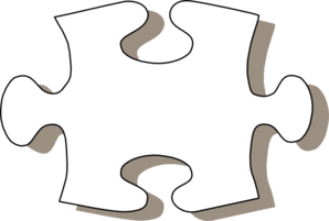298x201 Jigsaw White Puzzle Piece Clip Art
