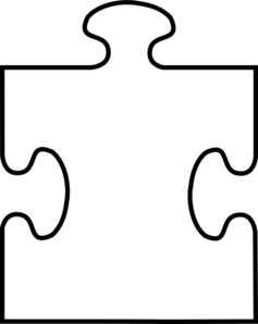 237x298 White Puzzle Clip Art