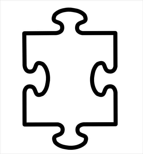 585x630 Puzzle Piece Template Free Psd, Png, Pdf Formats Download