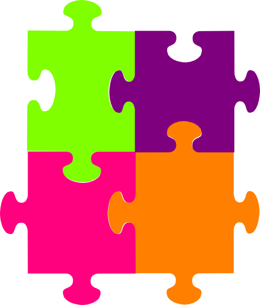 510x597 Jigsaw Puzzle 4 Pieces Clip Art