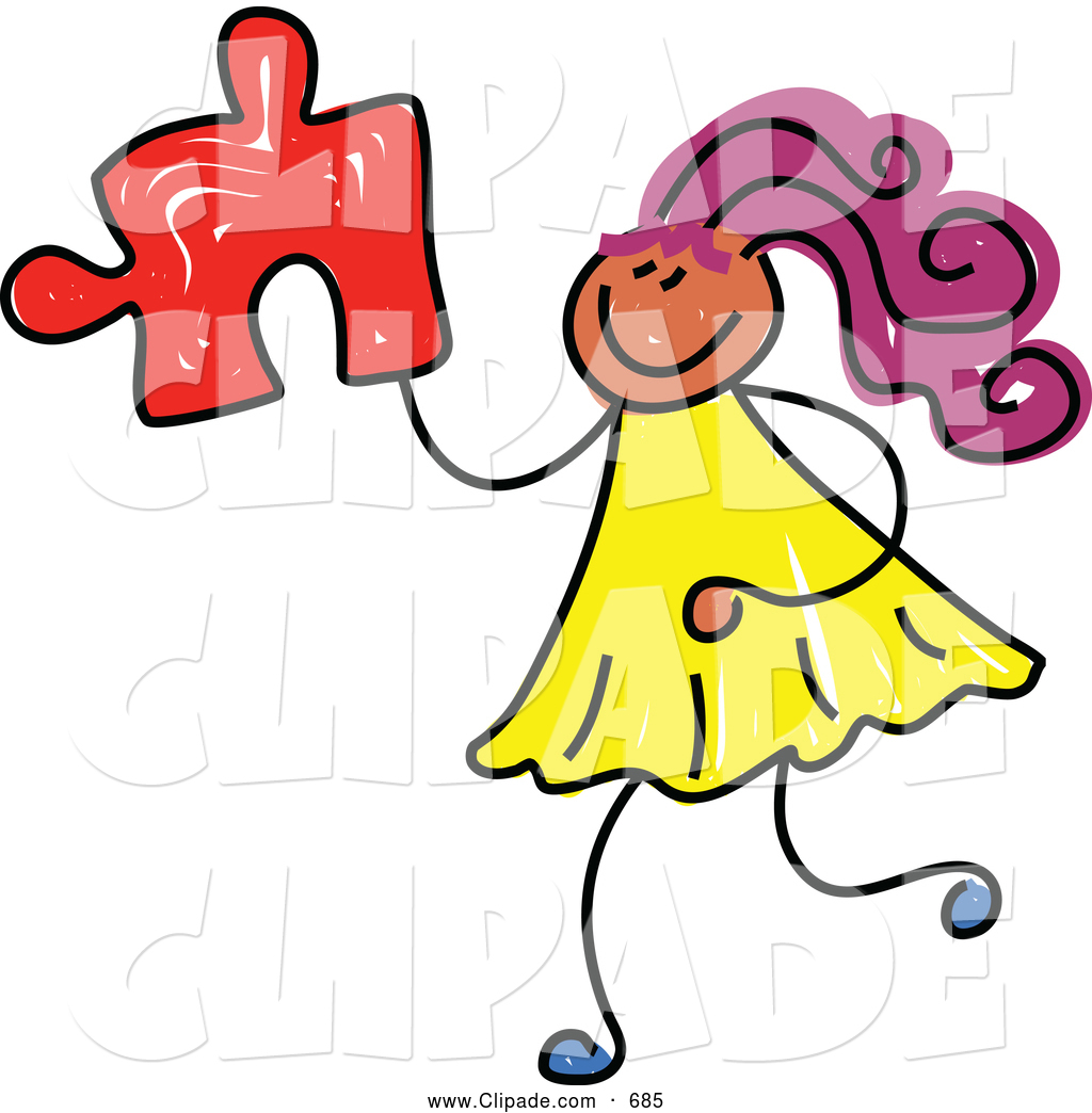 1024x1044 Clip Art Of A Girl Holding A Puzzle Piece, On White By Prawny