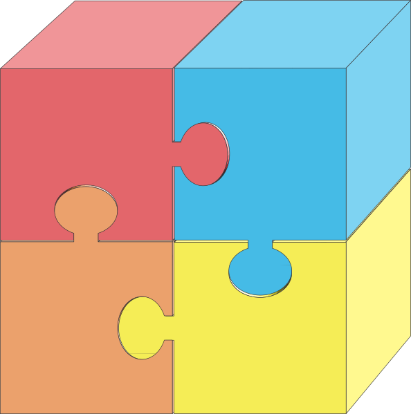594x599 Puzzle Piece Clip Art