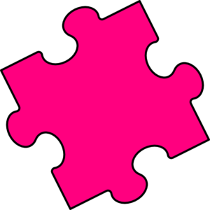 300x300 Pink Puzzle Piece Clip Art