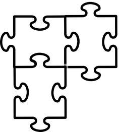 Puzzle Pieces Outline