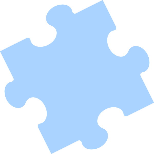600x600 Jigsaw Puzzle Piece Outline Clip Art