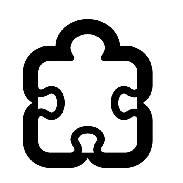 Puzzle Pieces Outline | Free download on ClipArtMag