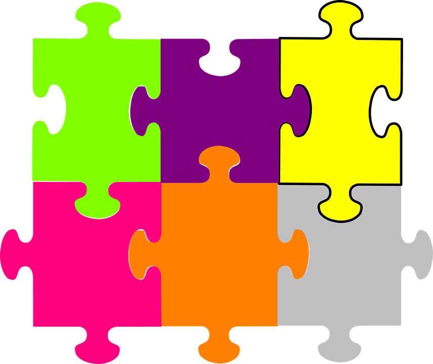 855x720 Pastel Clipart Puzzle Piece