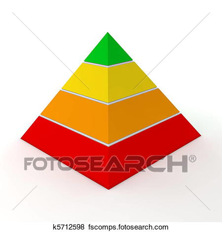 450x470 Stock Illustration Of Multicolour Pyramid Chart