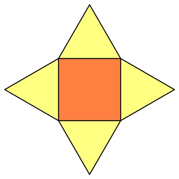 600x600 Clipart Square Based Pyramid Collection