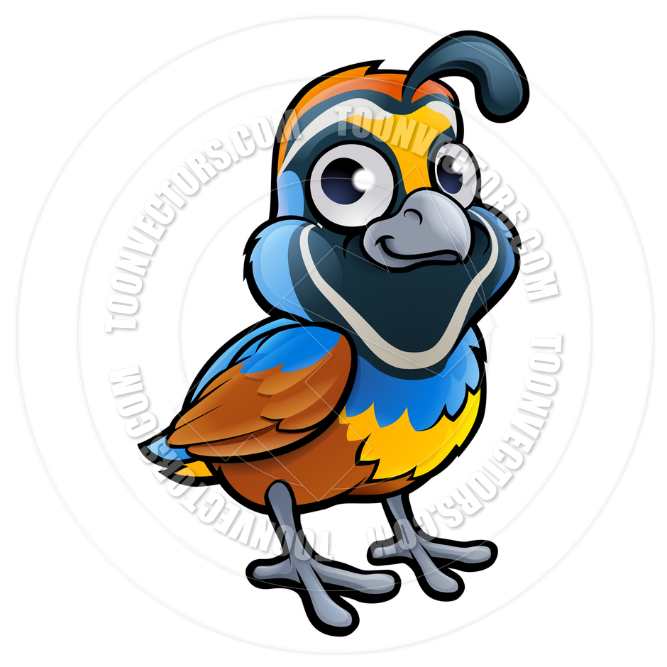 940x940 Quail Bird Cartoon Character By Geoimages Toon Vectors Eps