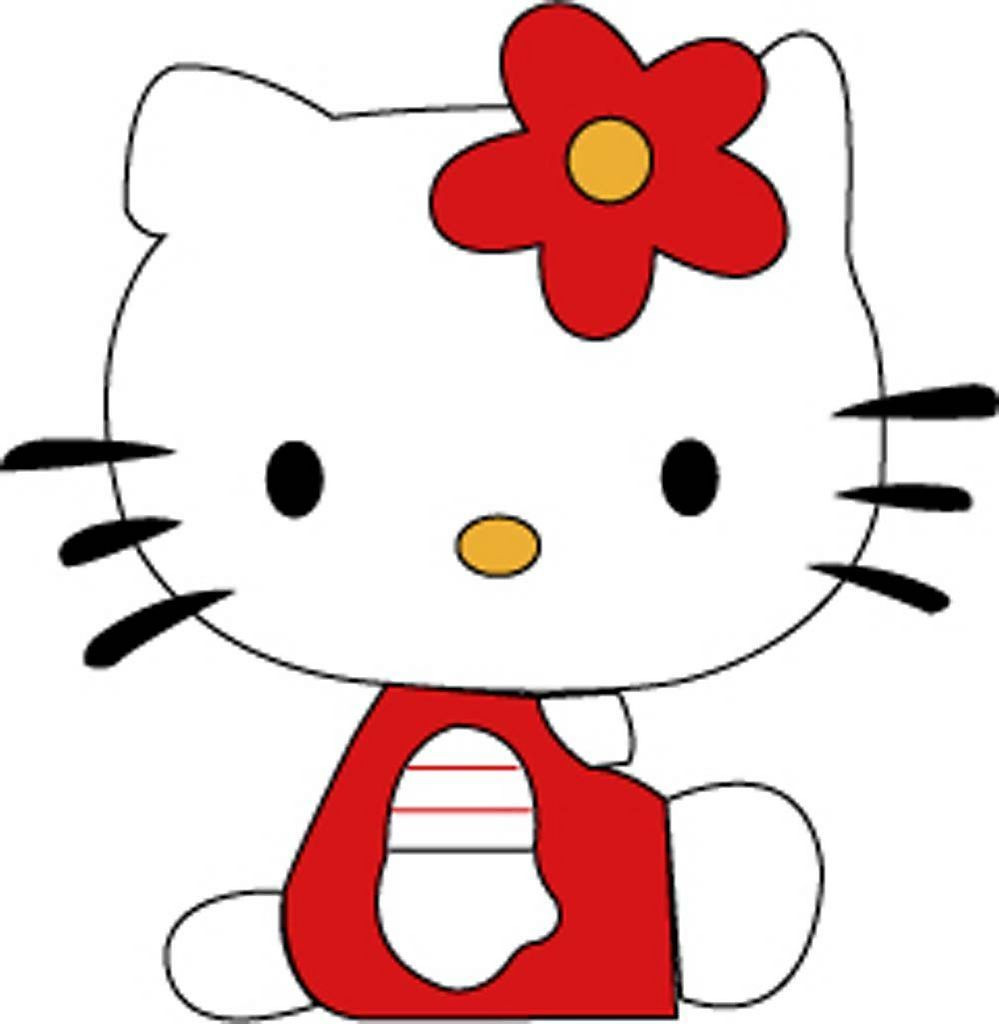 999x1024 Hello Kitty Clipart Quality Cartoon Characters Disney Clipart