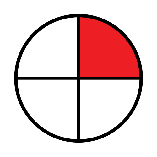 500x500 Quarter Circle Clipart