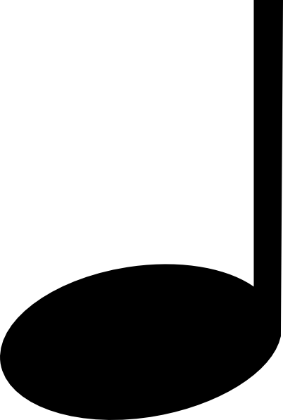 402x597 Quarter Note Clip Art