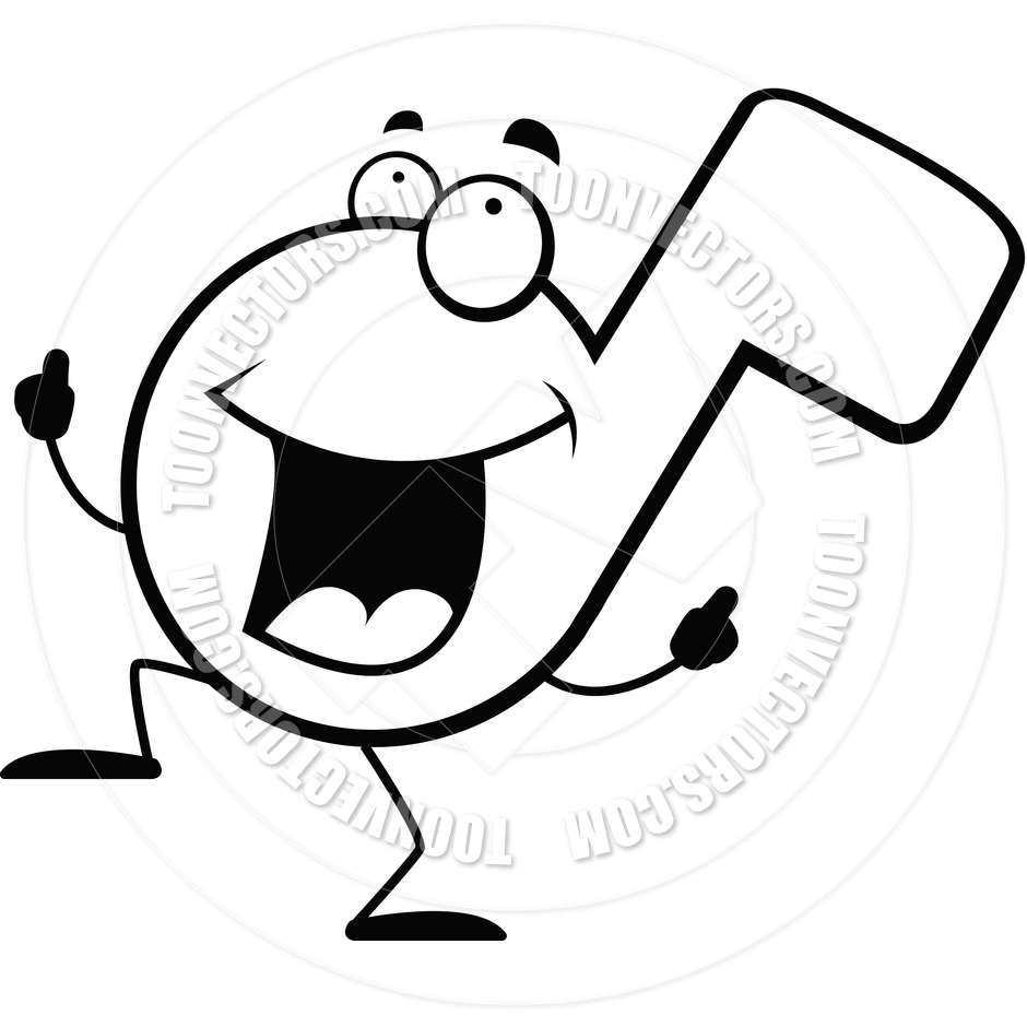 940x940 Musical Note Dancing (Black And White Line Art) By Cory Thoman