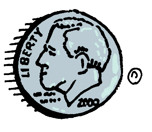 519x452 Dime Clip Art