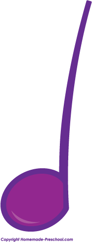 186x489 Free Music Notes Clipart