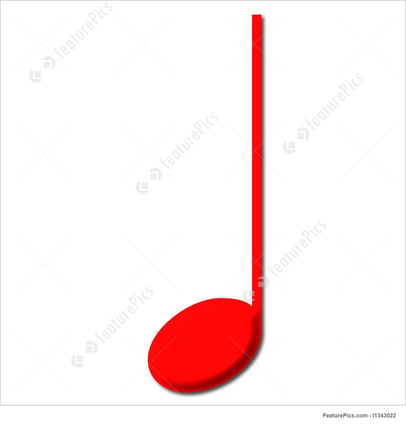 1300x1360 Quarter Note Illustration