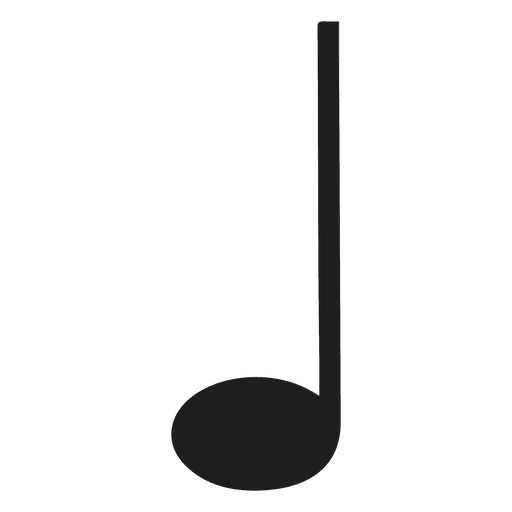 512x512 Quarter Note Isolated