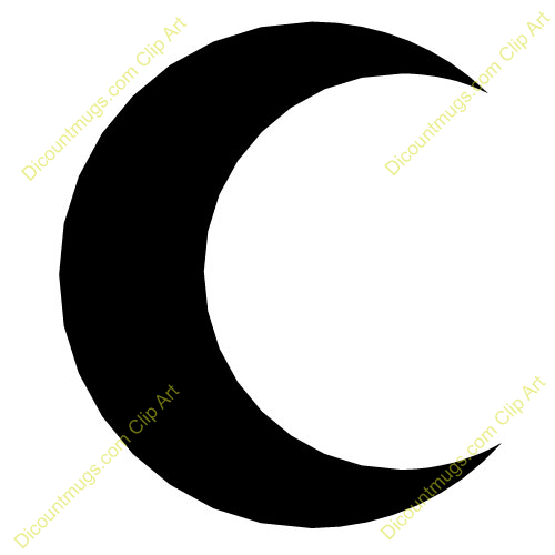 500x500 Moon Clipart Quarter Moon