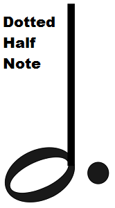 166x300 Dotted Quarter Note Clipart