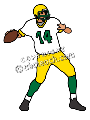 300x400 Clip Art Football Quarterback Clipart Panda