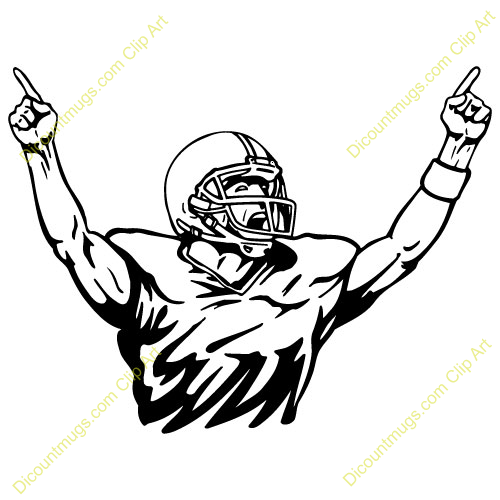 500x500 Clipart Of Football Players