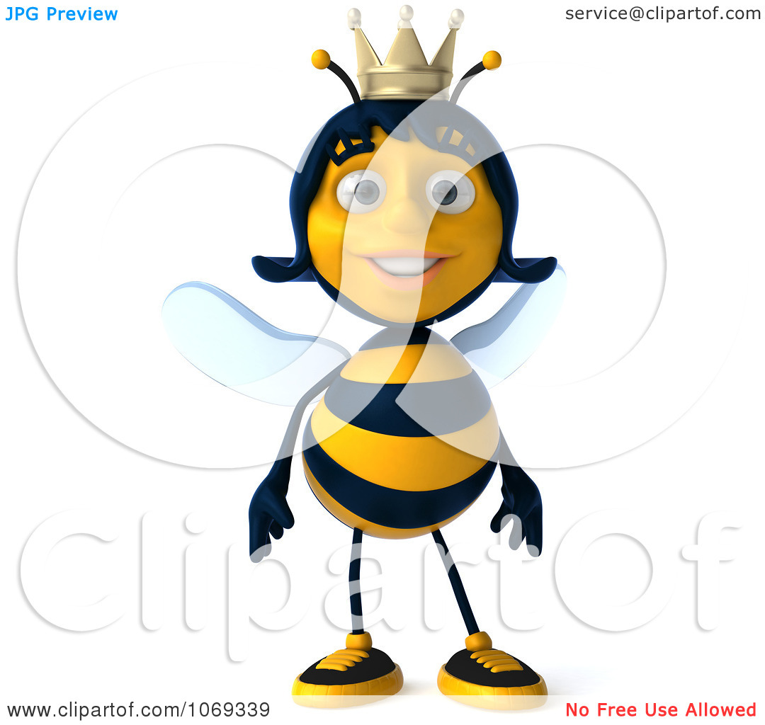 1080x1024 Queen Bee Clipart