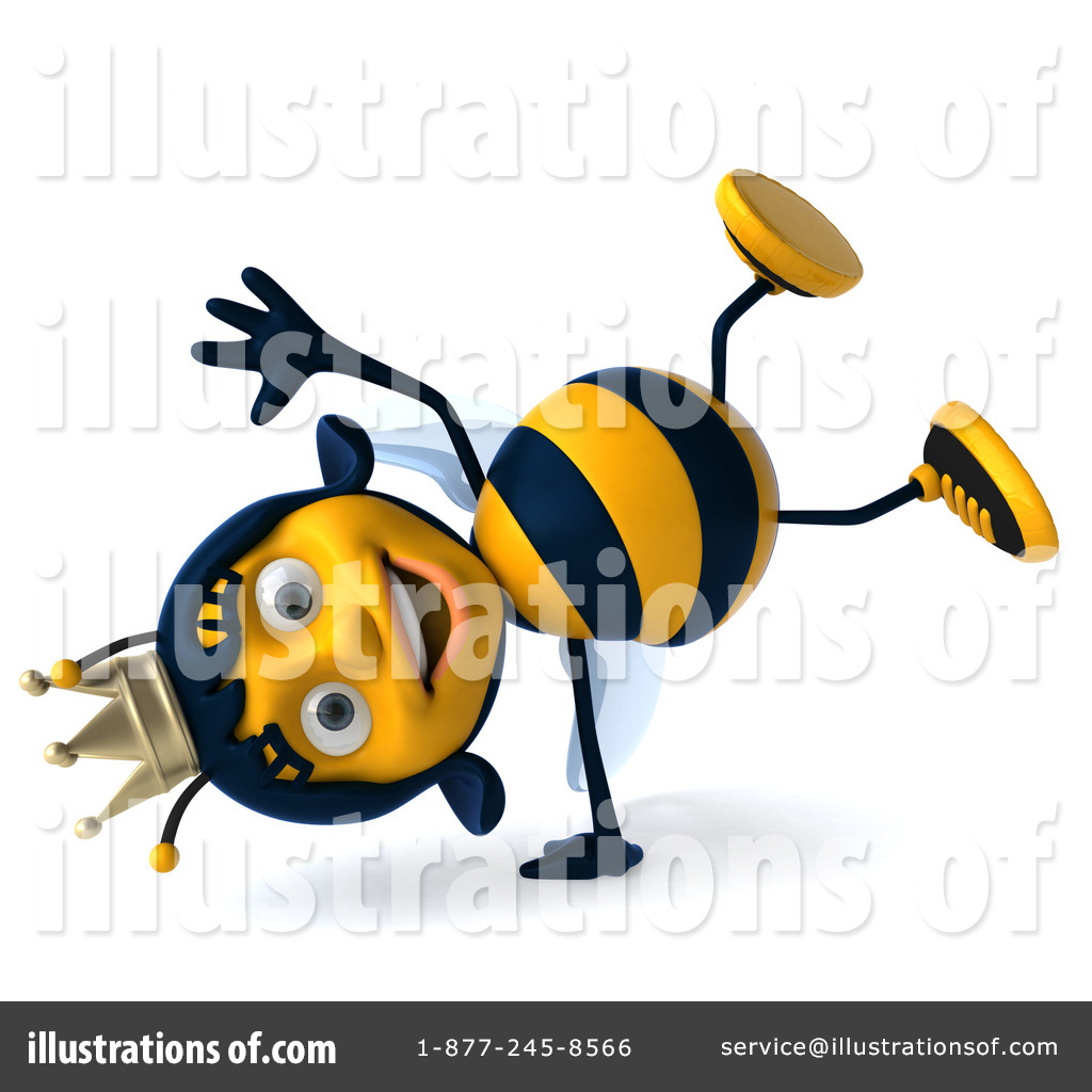1024x1024 Queen Bee Clipart