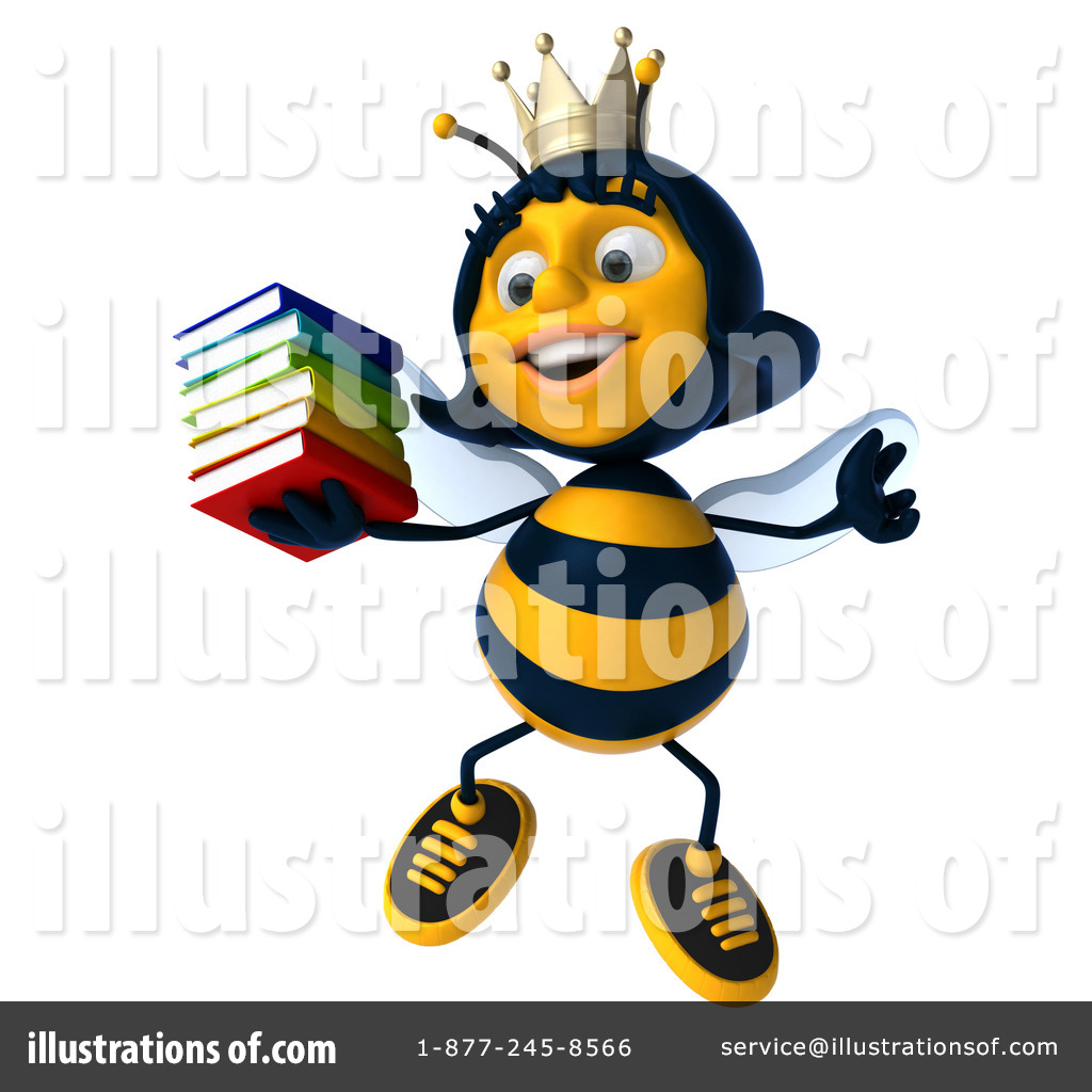 1024x1024 Queen Bee Clipart