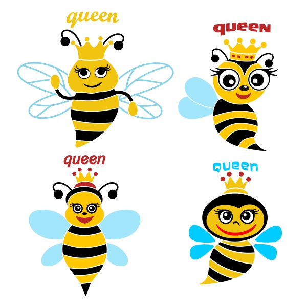 600x600 Queen Bee Cuttable Design