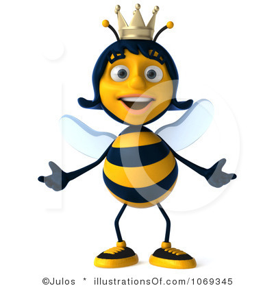 400x420 Bee Clipart Queen Bee