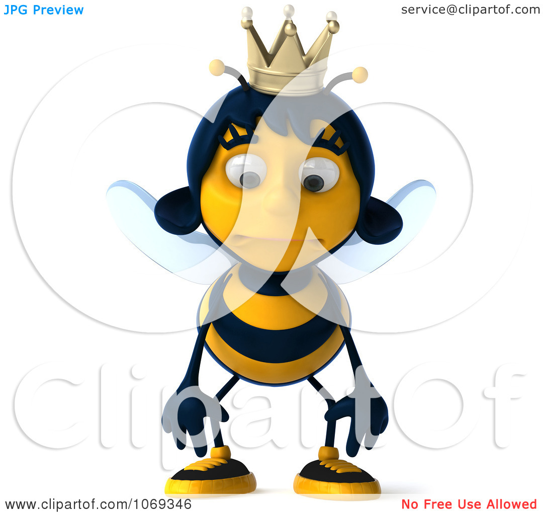 1080x1024 Queen Bee Clipart